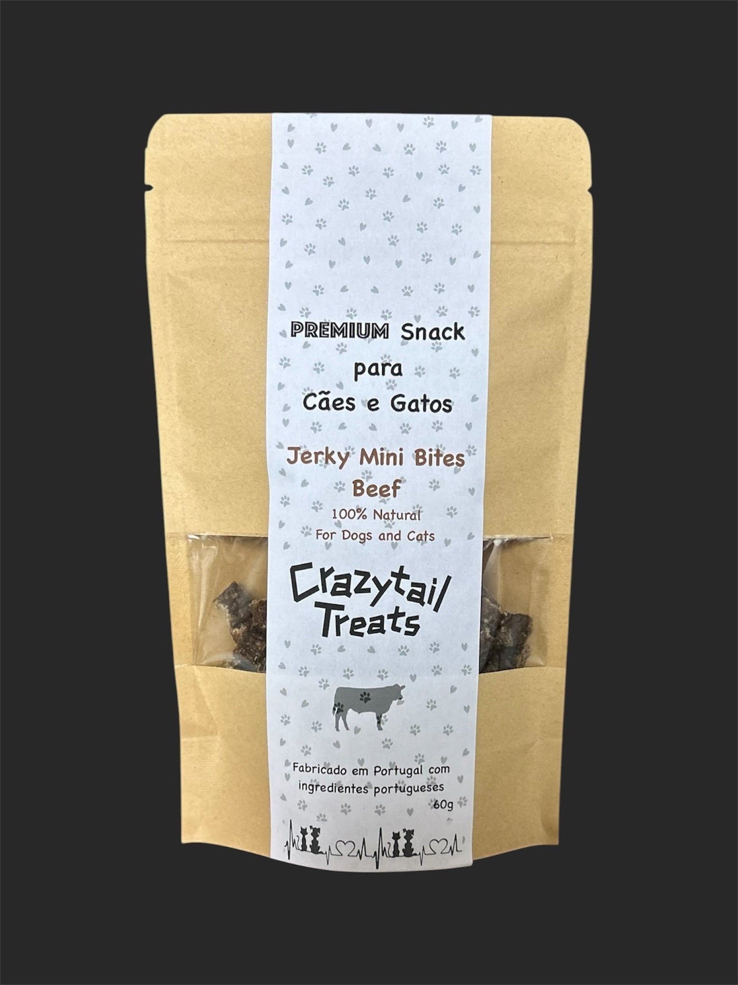 4. Linha Premium - Jerky Mini Bites Beef (5 pacotes incluindo entrega)