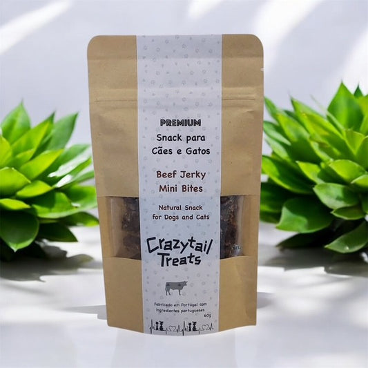 5. Linha Premium - Beef Jerky Mini Bites (4 pacotes e entrega incluída)