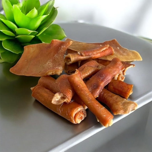 Pork Skin Chew - Size Small (3 pacotes e entrega incluída)