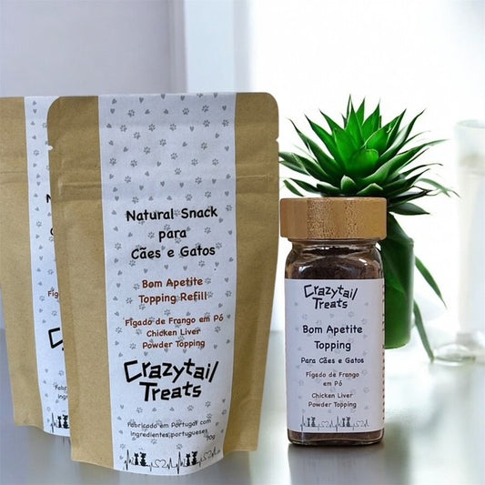 7. Bom Apetite Topping and 2 Refill Packages (4 pacotes e entrega incluída)